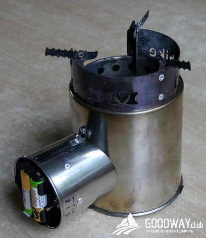 Походная турбо-печка щепотница Airwood Euro BM