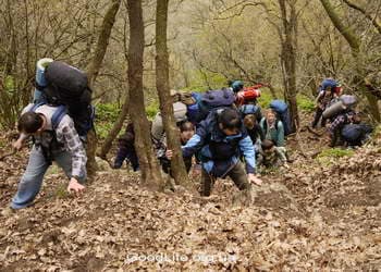 Подъём на долгоруковскую яйлу