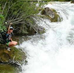 Чернореченский каньон-пороги