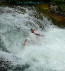 Чернореченский каньон-пороги