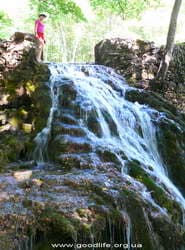 водопад из Юсуповского озера