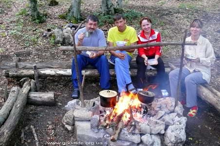 ужин в лесу ужин в лесу