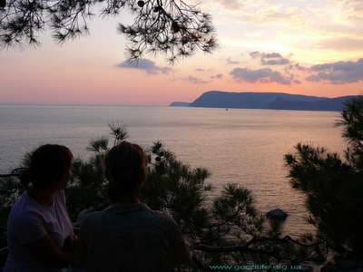 М.Фиолент на закате М.Фиолент на закате