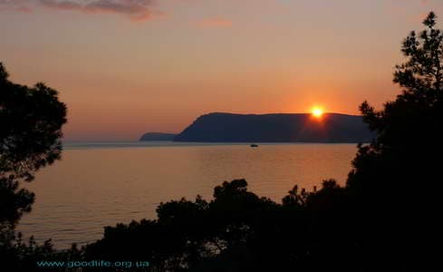 М.Фиолент на закате м. Фиолент на закате