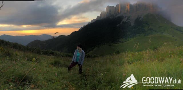 Поход на Кавказе Большой и Малый Тхач