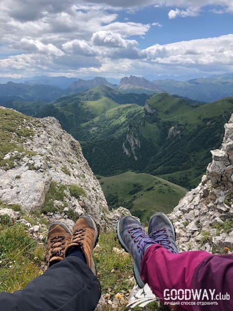 Поход на Кавказе Большой и Малый Тхач