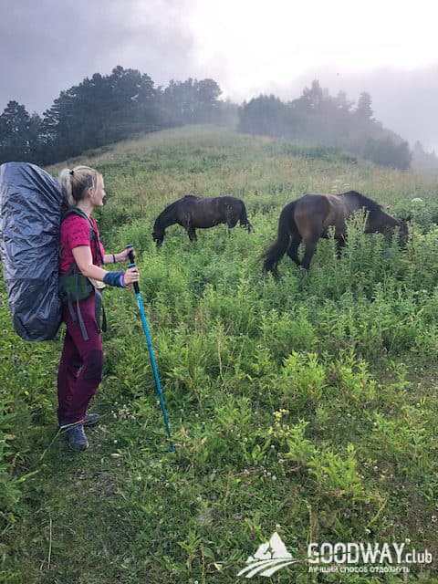 Поход на Кавказе Большой и Малый Тхач