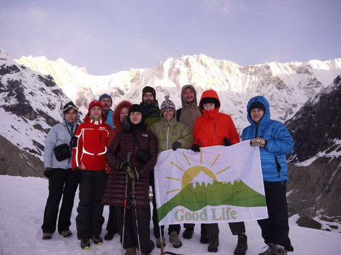 трек к базовому лагерю аннапурны, Непал