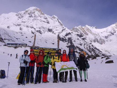 трек к базовому лагерю аннапурны, Непал