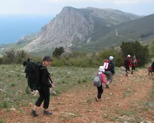 спуск к байдарским воротам