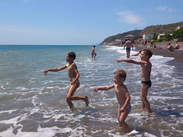 поход по Крыму с детьми Рыбачье-Новый Свет