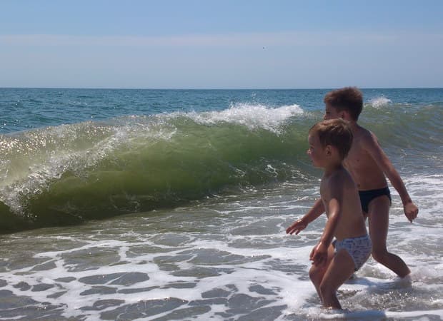 поход по Крыму с детьми Рыбачье-Новый Свет