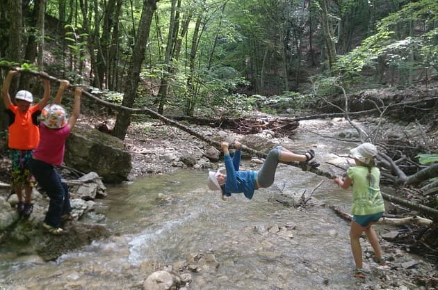 поход по Крыму с детьми Рыбачье-Новый Свет