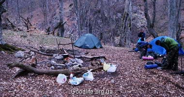 Первая ночёвка