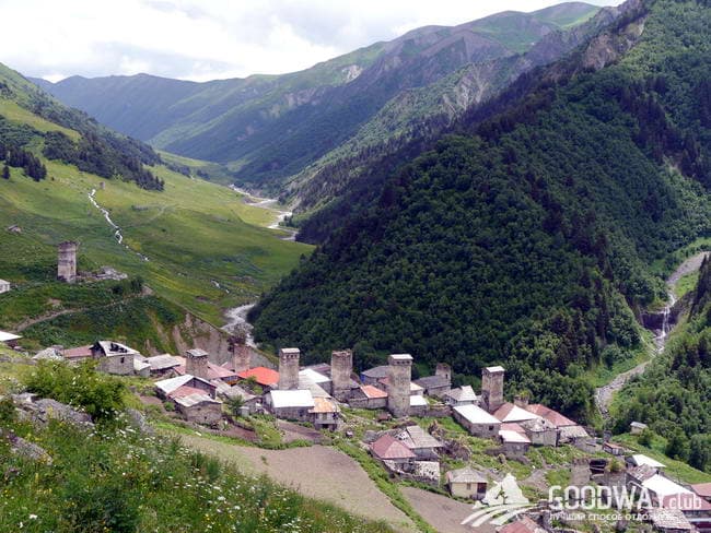 поход в Грузии по Сванетии