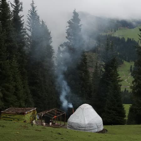 поход в Киргизии по Тянь-Шаню