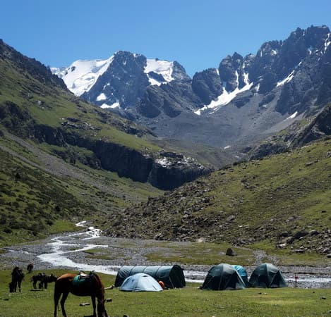 поход в Киргизии по Тянь-Шаню