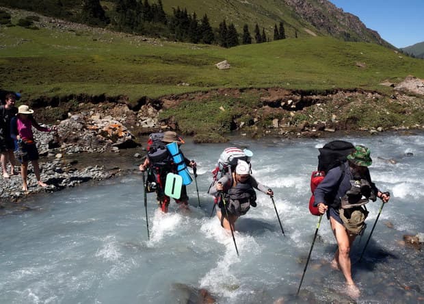 поход в Киргизии по Тянь-Шаню