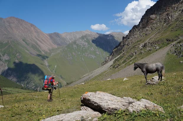 поход в Киргизии по Тянь-Шаню