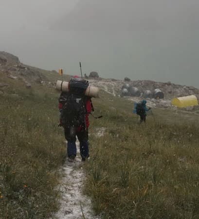 поход в Киргизии по Тянь-Шаню