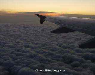 Поход по Турции-рассвет в самолёте