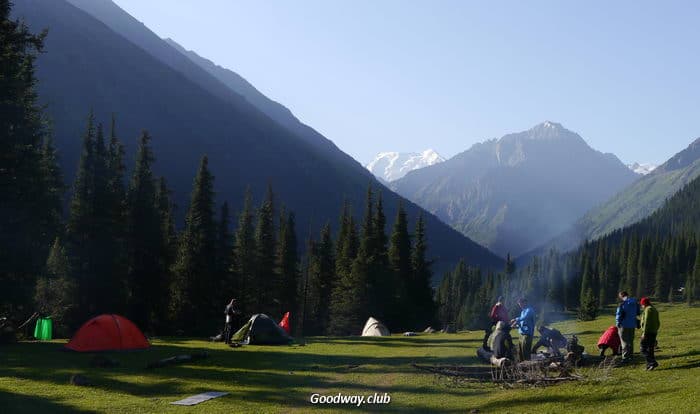 Поход по Тянь-Шаню, Киргизия