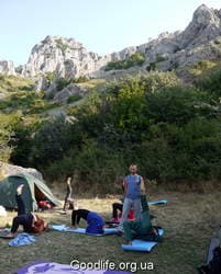 йога в походе