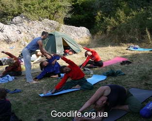 йога в походе