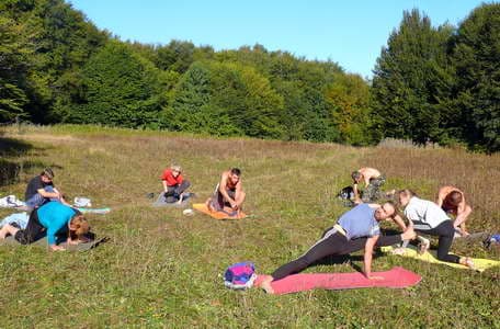 Занятия по йоге