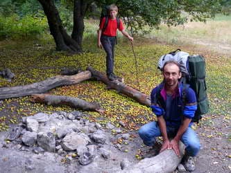 стоянка в яблоках