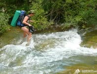 чернореченский каньон-переходим вброд