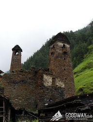 поход по Грузии Тушетия, Хевсуретия