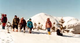 Зимний поход по Карпатам Петрос и Говерла