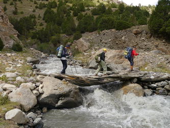 Поход по Кыргызстану Азиатская Патагония Каравшин и Ак-суу